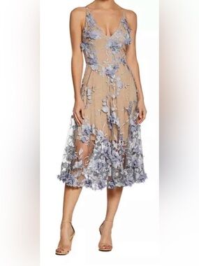 dress the population ruth dress Ruth Asymmetrical Neck Midi Dress (Women)